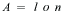 A1 Formula